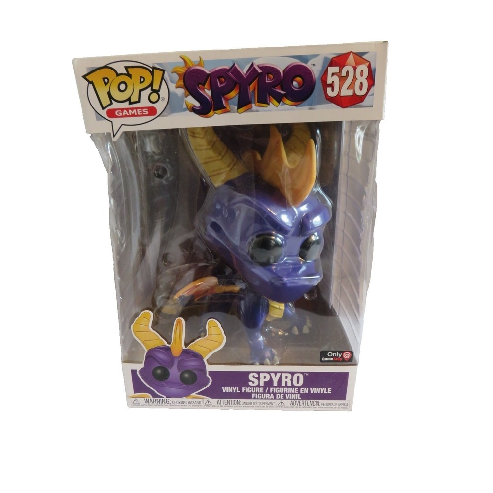 Funko Pop‎ #528 Spyro the Dragon 10-inch Figure GameStop Exclusive